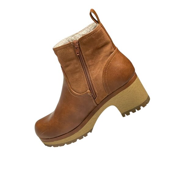 Universal Threads Womens Brown Retro Style Heels - Clog Boots - Size 8.5 - Picture 10 of 12